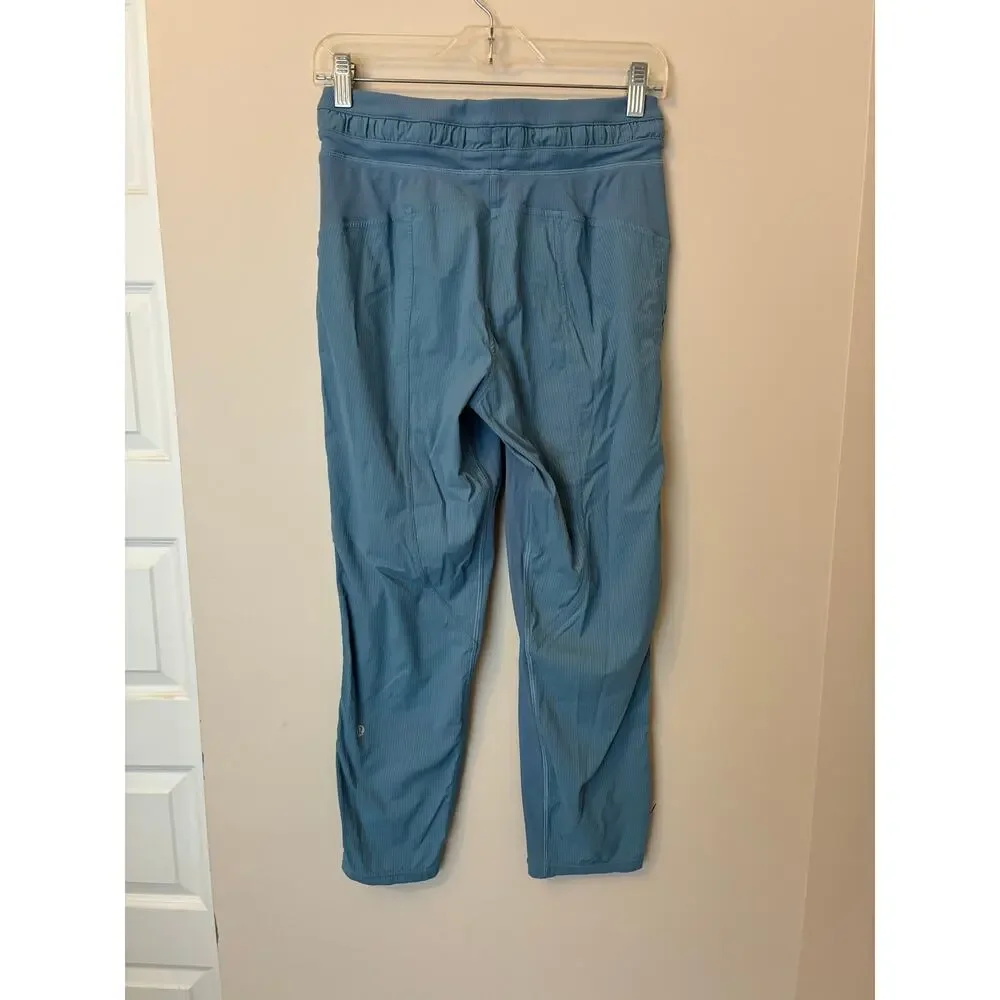 Lululemon Dance Studio Mid-Rise Cropped Pant Utility Blue Size 4